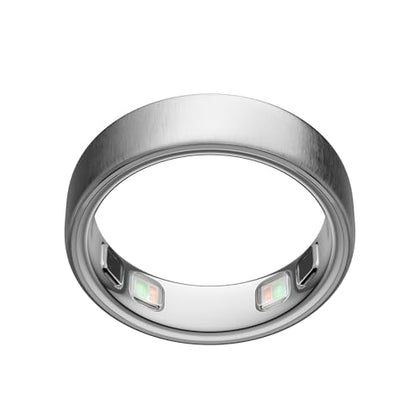 OURA Ring 5 Smart Ring - Brushed Silver - Size 12 - Fitness & Sleep Tracker