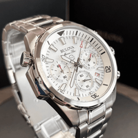 Bulova Marine Star 96B255 Cronógrafo - Esfera Blanca 43mm