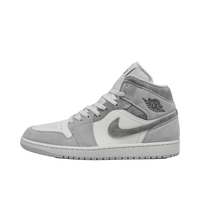 Air Jordan Retro 1 Mid SE Casual Shoes Men's Neutral Grey