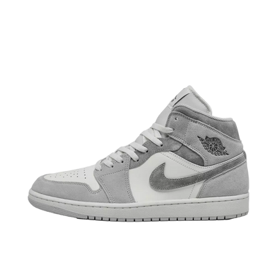 Air Jordan Retro 1 Mid SE Casual Shoes Men's Neutral Grey