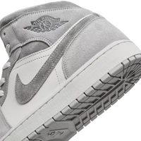 Air Jordan Retro 1 Mid SE Casual Shoes Men's Neutral Grey