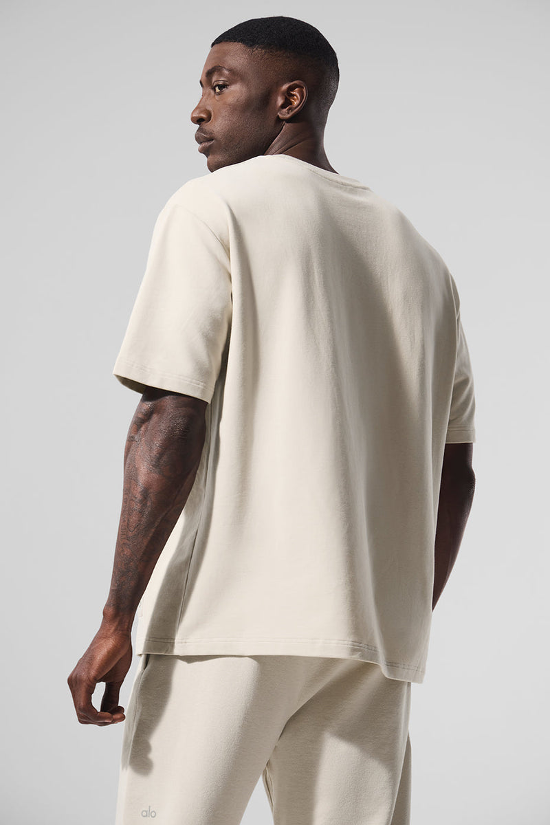 Alo Yoga Double Take Short Sleeve - Bone