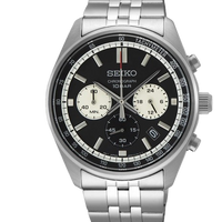 Seiko Reloj Cronógrafo Cuarzo Esfera Negra 41.5 mm SSB429P1