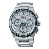 Seiko Astron GPS Solar Cronógrafo SSH135 Edición Limitada Esfera Blanca