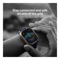 Apple Watch Ultra 3 [GPS + Cellular 49mm] Running & Multisport Smartwatch w/Rugged Titanium Case w/Black Titanium Milanese Loop - L. Satellite Communications, Advanced Health & Fitness Tracking