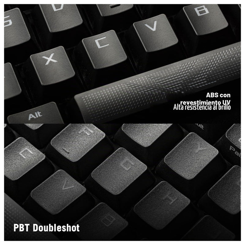 Teclado mecánico ASUS ROG Strix Scope II X con conexión USB, interruptores intercambiables ROG NX Snow V2 lineales, teclas PBT