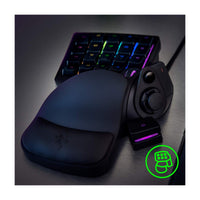 Teclado Razer Tartarus V2 de una mano con interruptores mecha-membrana, 32 teclas programables e iluminación Chroma RGB