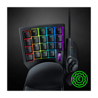 Teclado Razer Tartarus V2 de una mano con interruptores mecha-membrana, 32 teclas programables e iluminación Chroma RGB