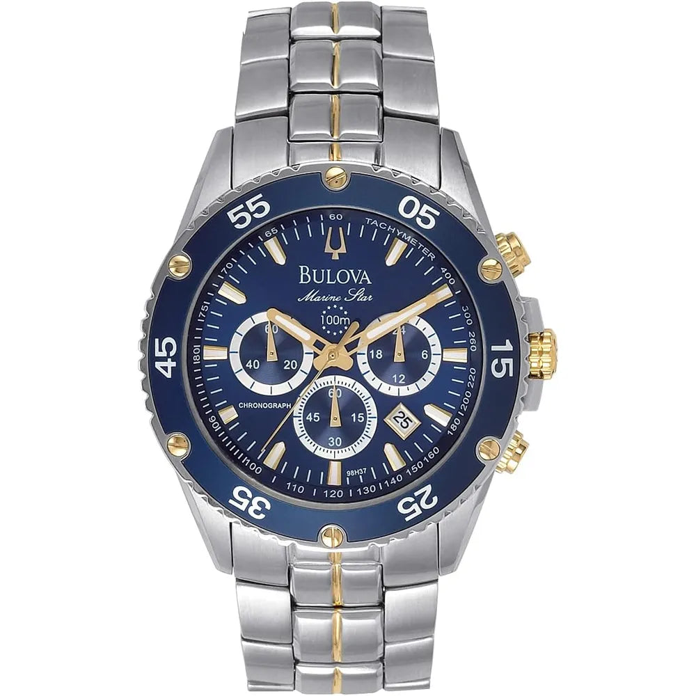 Bulova 98B400 Marine Star Cronógrafo - Esfera Azul 41.5mm