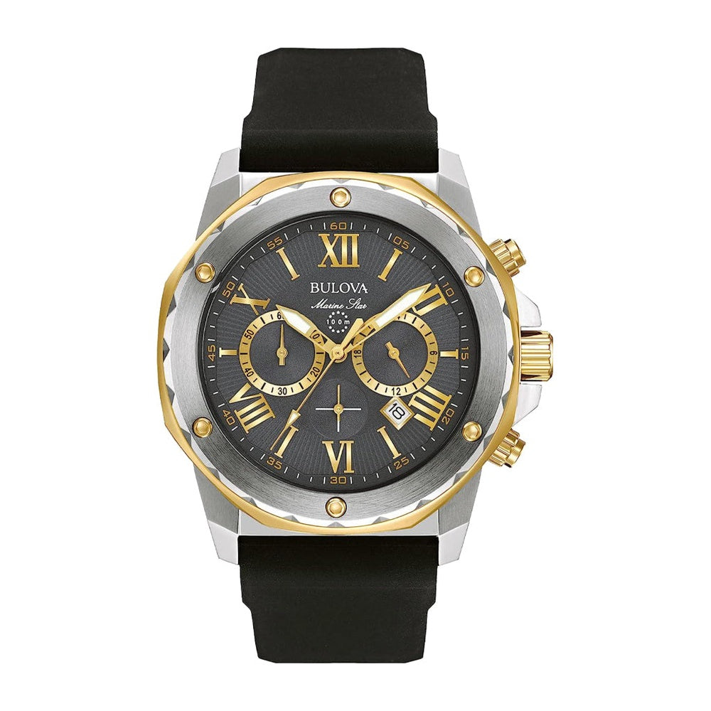 Bulova Marine Star Cronografo - Plateado