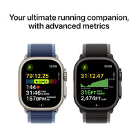 Apple Watch Ultra 3 [GPS + Cellular 49mm] Running & Multisport Smartwatch w/Rugged Titanium Case w/Black Titanium Milanese Loop - L. Satellite Communications, Advanced Health & Fitness Tracking