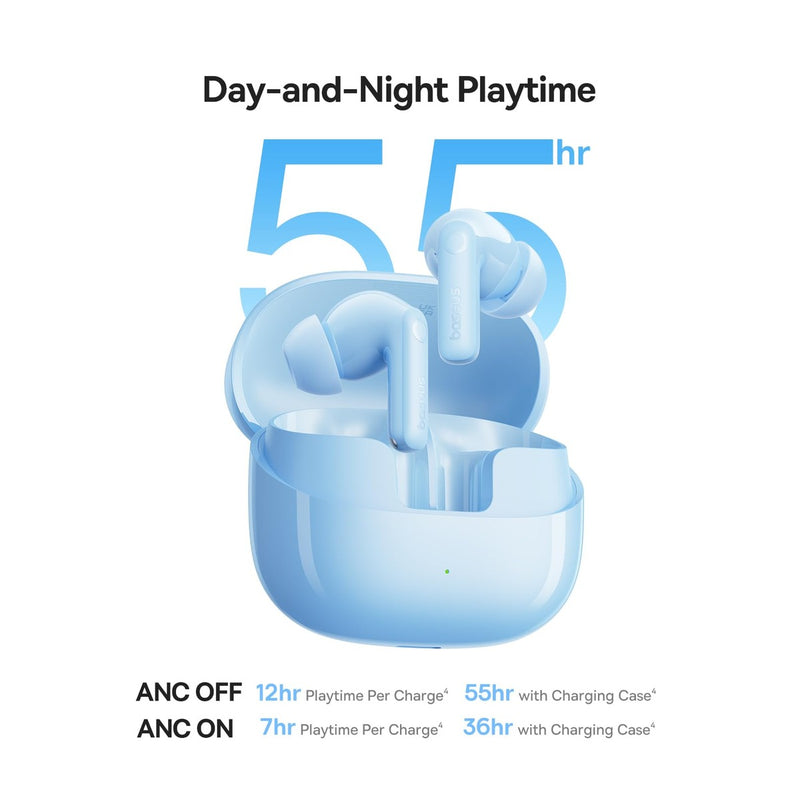 Baseus Bass BP1 Pro Auriculares Inalámbricos - Ocean Blue