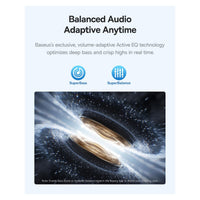 Baseus Bass BP1 Pro Auriculares Inalámbricos - Ocean Blue