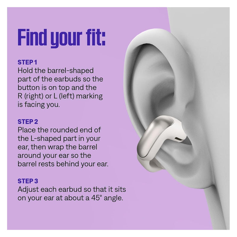 Bose Ultra Open Earbuds - White Smoke