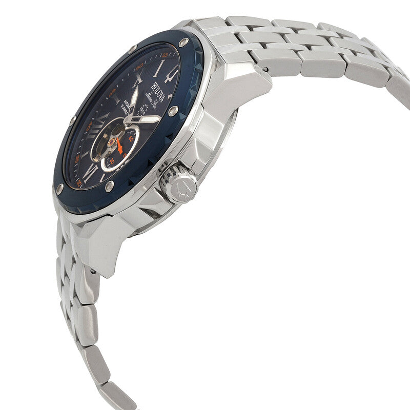 Reloj Bulova Marine Star Automático - Esfera Azul 45mm (98A302)