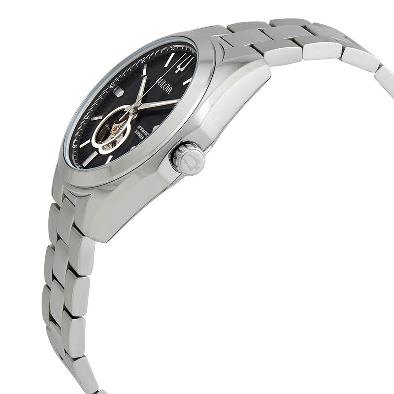 Reloj Bulova Surveyor Automático - Esfera Negra 42mm (96A270)
