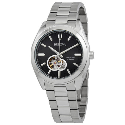 Reloj Bulova Surveyor Automático - Esfera Negra 42mm (96A270)
