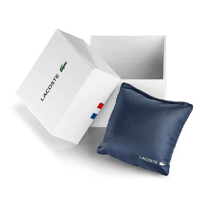 Lacoste TR90 12.12 - Reloj de cuarzo para hombre con correa de goma verde, diseño deportivo y fashion