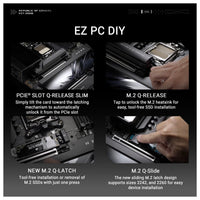 ASUS ROG Crosshair X870E Hero AMD X870E AM5 ATX Placa base con inteligencia artificial y 18+2+2 etapas de potencia