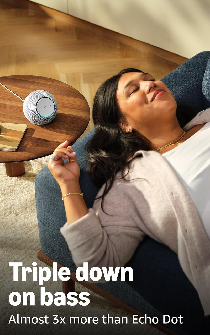 Amazon Echo Dot Max - Blanco Glaciar