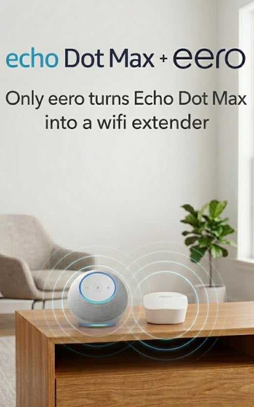 Amazon Echo Dot Max - Blanco Glaciar