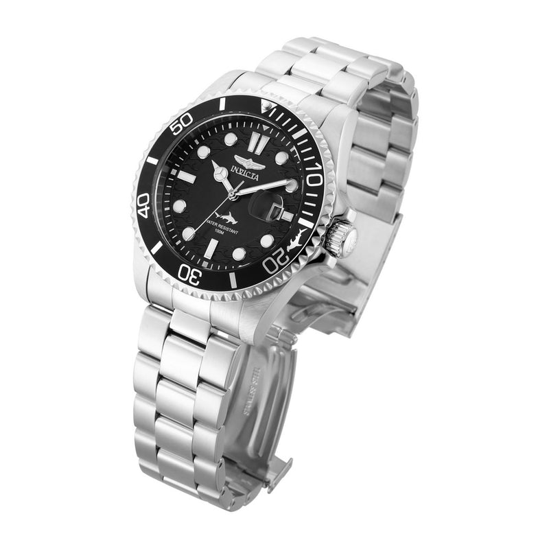 Reloj de cuarzo Invicta Pro Diver para hombre con correa de acero inoxidable y resistencia al agua