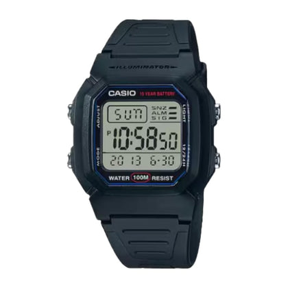 Casio Serie W800HG Reloj Digital para Hombres con Resistencia al Agua, Cronómetro, Alarma y Batería de 10 Años