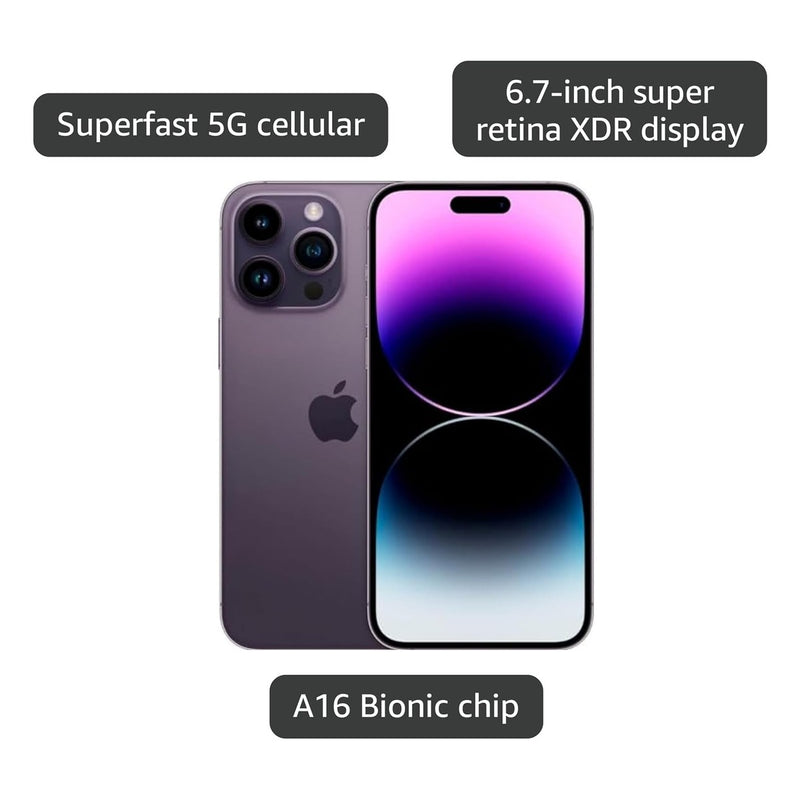 Apple iPhone 14 Pro Max 128GB (Reacondicionado) - Violeta
