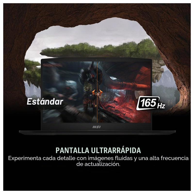 MSI Katana 15 Gaming Laptop 15.6" 165Hz QHD: Intel Core i7-13620H, NVIDIA GTX 4070, 16GB DDR5, 1TB NVMe SSD, Cooler Boost 5, Win 11: Negro