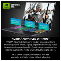 Acer Nitro 16 Laptop Gamer Ryzen 7 7840HS RTX 4060 Pantalla IPS WUXGA 165Hz 16" 16GB DDR5 1TB SSD WiFi 6E