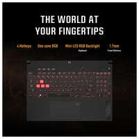 ASUS TUF Gaming A15 (2023) Laptop Para Juegos, 15.6 Pulgadas FHD 144Hz, RTX 4050, Ryzen 7 7735HS, 16GB DDR5, 1TB SSD, Wi-Fi 6E, Windows 11