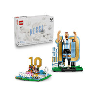 LEGO Ediciones Lionel Messi Juego de coleccionista de fútbol para niños y niñas, decoración deportiva y regalo