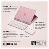 Logitech Casa Kit de Escritorio - Tan / Purple