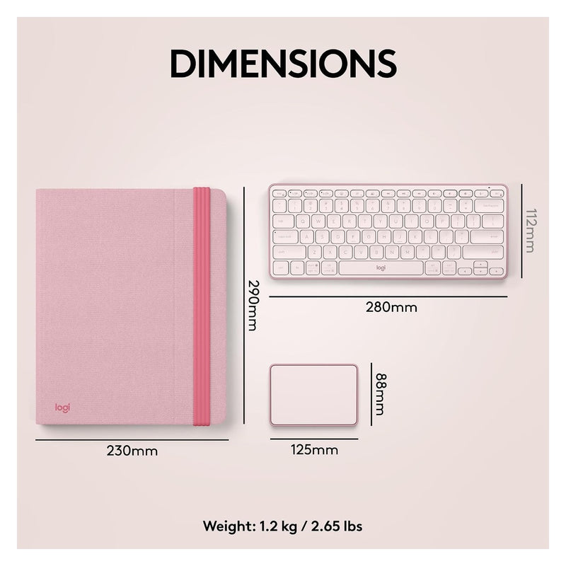 Logitech Casa Kit de Escritorio - Tan / Purple