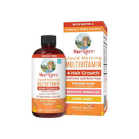 MaryRuth Organics Multivitamínico líquido para el cabello con Biotina 10000mcg, clínicamente probado para un cabello más grueso