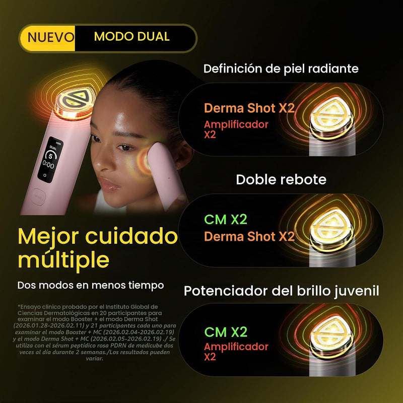 Medicube Firm & Glow Duo - Booster Pro X2 Pink + Collagen Jelly Cream (Set 7 en 1)