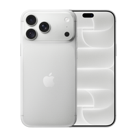 iPhone 18 Pro Max Plata (2026) — vista trasera y frontal