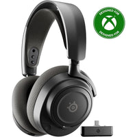 SteelSeries Arctis Nova 7X auriculares gaming inalámbricos con control app, 50 HR, drivers neodimio, mix 2.4GHz/Bluetooth, multi-plataforma, negro