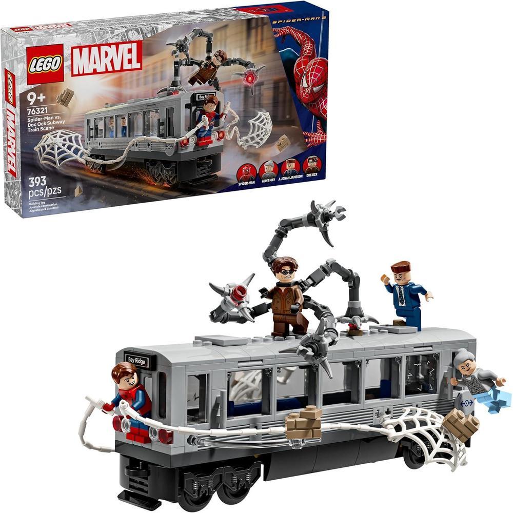 LEGO Marvel Spider-Man vs Doc Ock, set de construcción con figuras de acción para niños y niñas fanáticos de Marvel