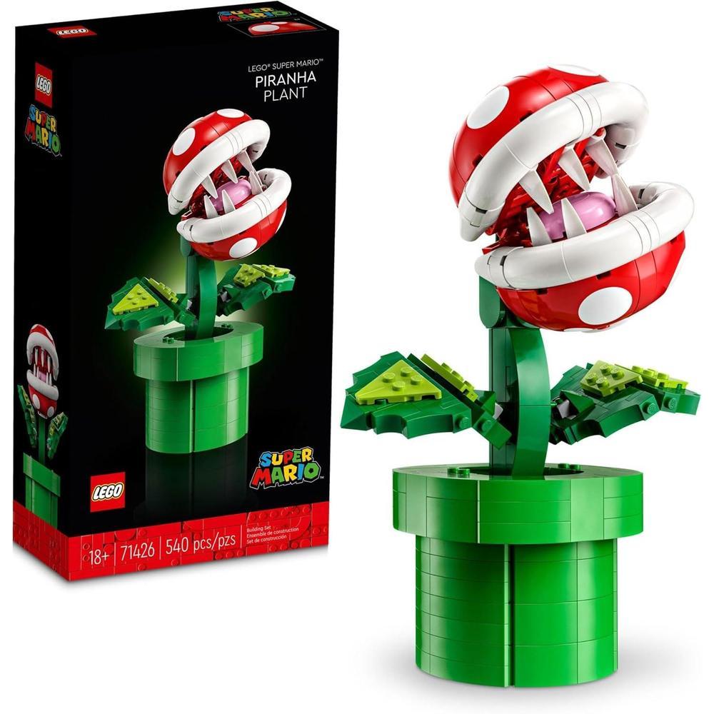 LEGO Super Mario Piranha Plant Set de construcción para adultos, coleccionable de Super Mario para decoración y regalo