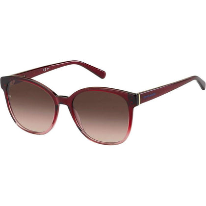 Gafas de sol Tommy Hilfiger TH 1811/S de color rojo y marrón sombreadas para mujer