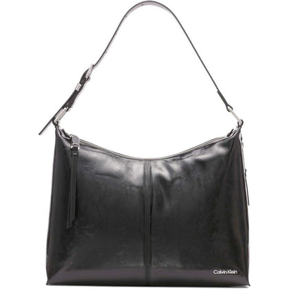 Bolso de hombro Hobo Calvin Klein Max con cierre de cremallera superior, diseño elegante y funcional para mujer
