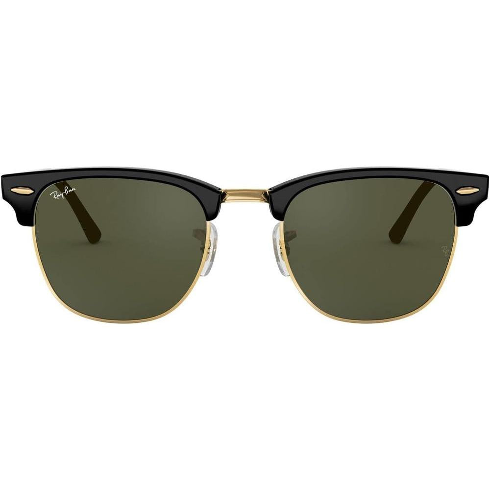Ray-Ban Clubmaster RB3016 Lentes de sol cuadrados con montura de acetato, protección UV y opciones polarizadas