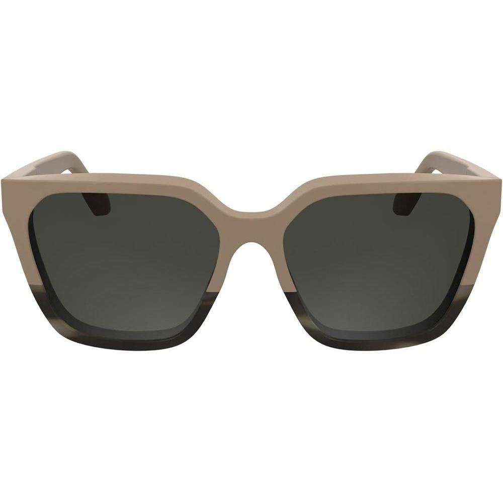Gafas de sol cuadradas para mujer Calvin Klein con marcos de acetato renovado y logotipo discreto en las sienes