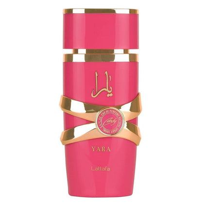 Lattafa Yara Candy - Perfume de vainilla, notas cítricas y florales para mujeres, fragancia de larga duración