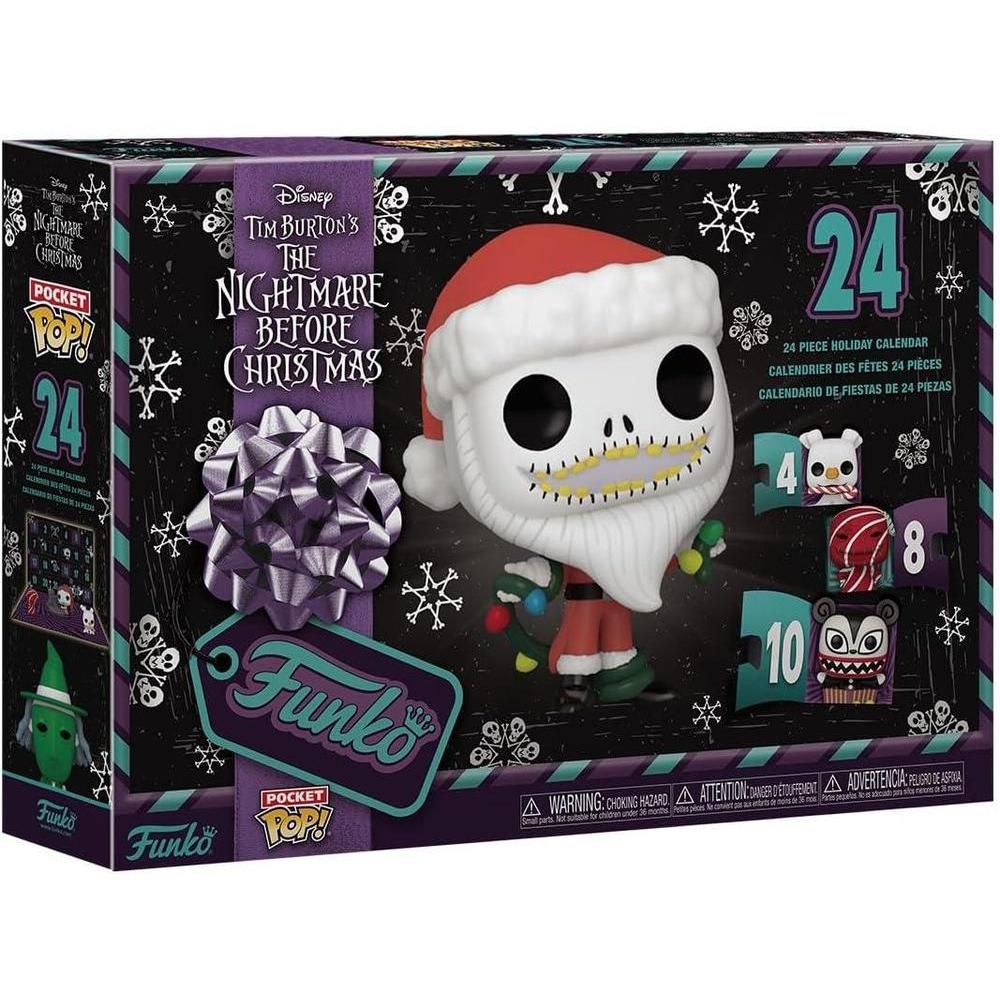 Calendario de cuenta regresiva Funko 'The Nightmare Before Christmas' con 24 mini figuras de vinilo, ideal navidad