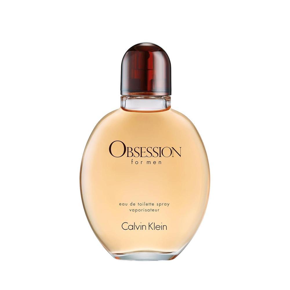 Calvin Klein Obsession for Men Eau de Toilette con bergamota, lavanda y almizcle, fragancia masculina de lujo y larga duración