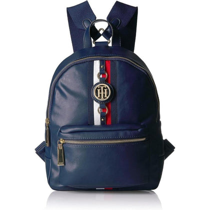 Mochila Tommy Hilfiger Jaden en azul, elegante y funcional, perfecta para mujeres modernas que buscan un accesorio versátil.