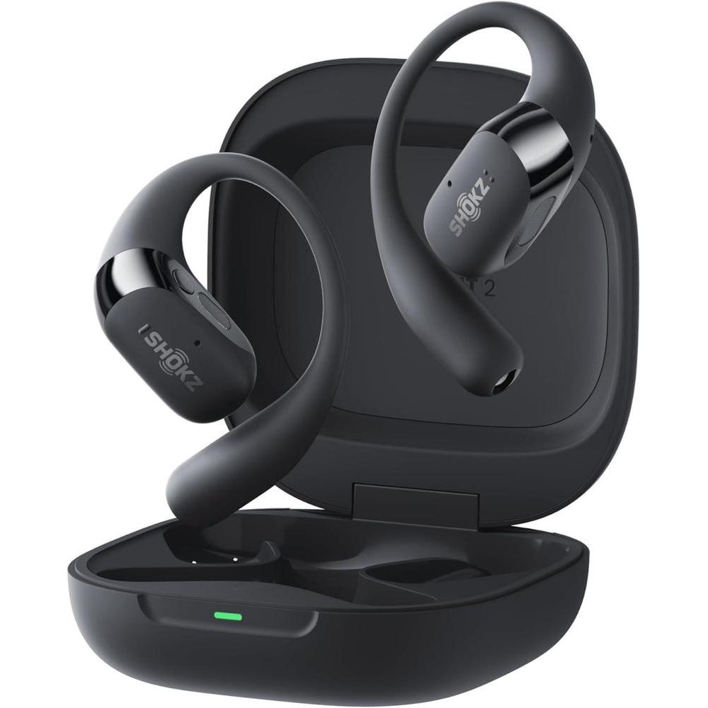 Shokz Auriculares De Oreja Abierta Openfit 2+, 48H Reproducción, IP55 Resistente Al Agua, Negro