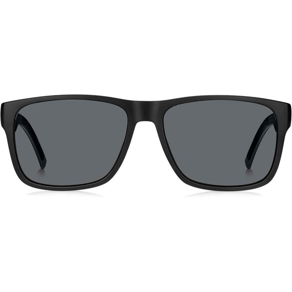 Gafas de Sol Tommy Hilfiger Th 1718/S estilo deportivo con textura de piquet y detalles de bandera icónicos